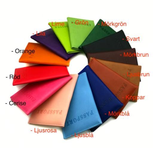 Passport case Green, for standard passport size