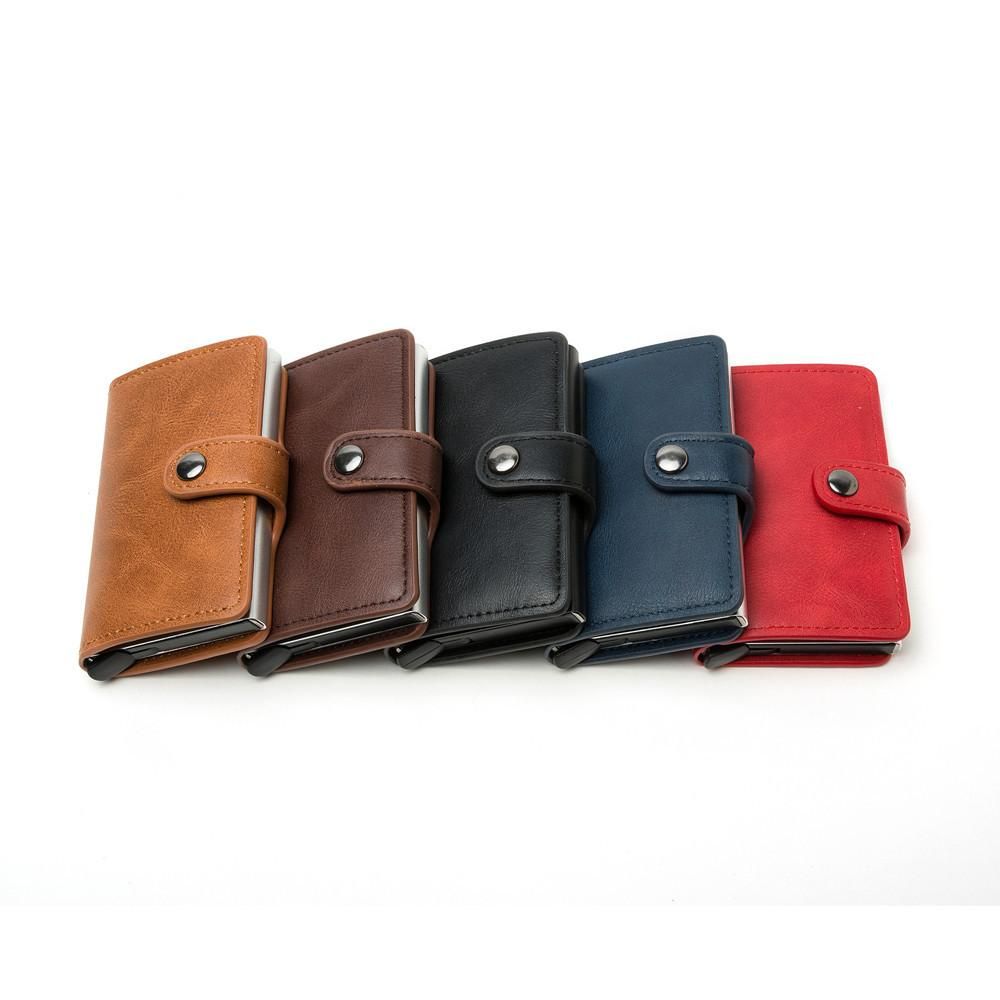 RFID NFC Card Holder Wallet, 5 Cards, Black