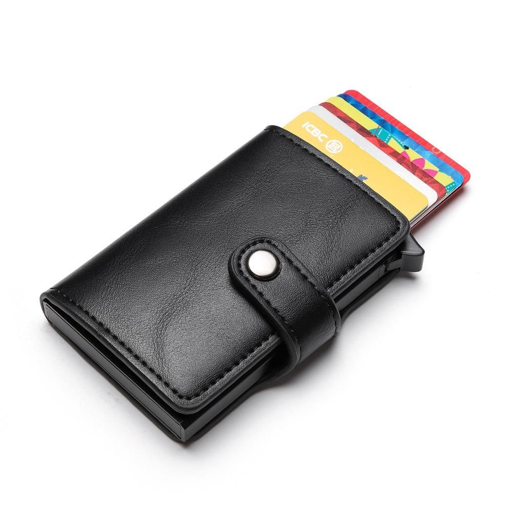 RFID NFC Card Holder Wallet, 5 Cards, Black