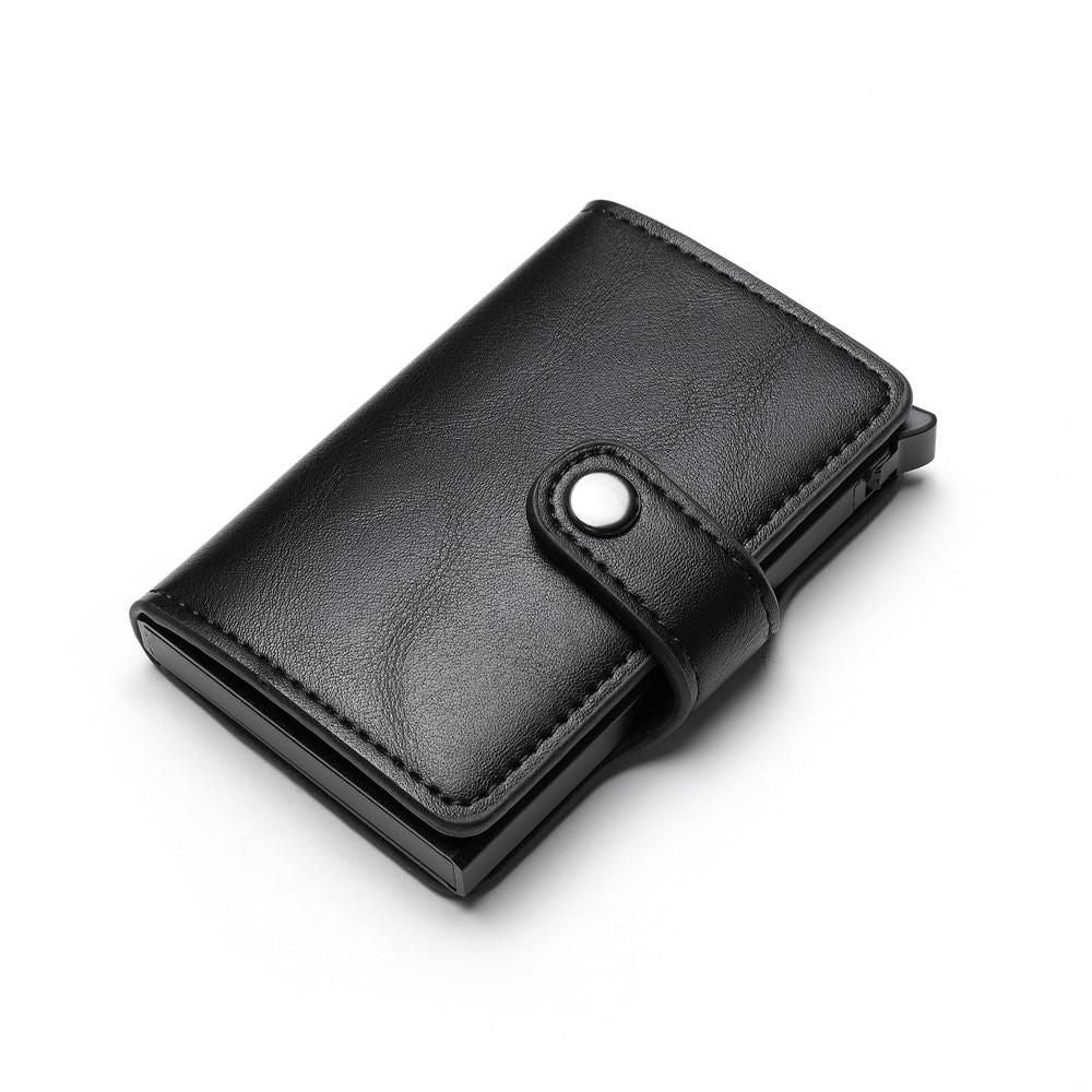 RFID NFC Card Holder Wallet, 5 Cards, Black
