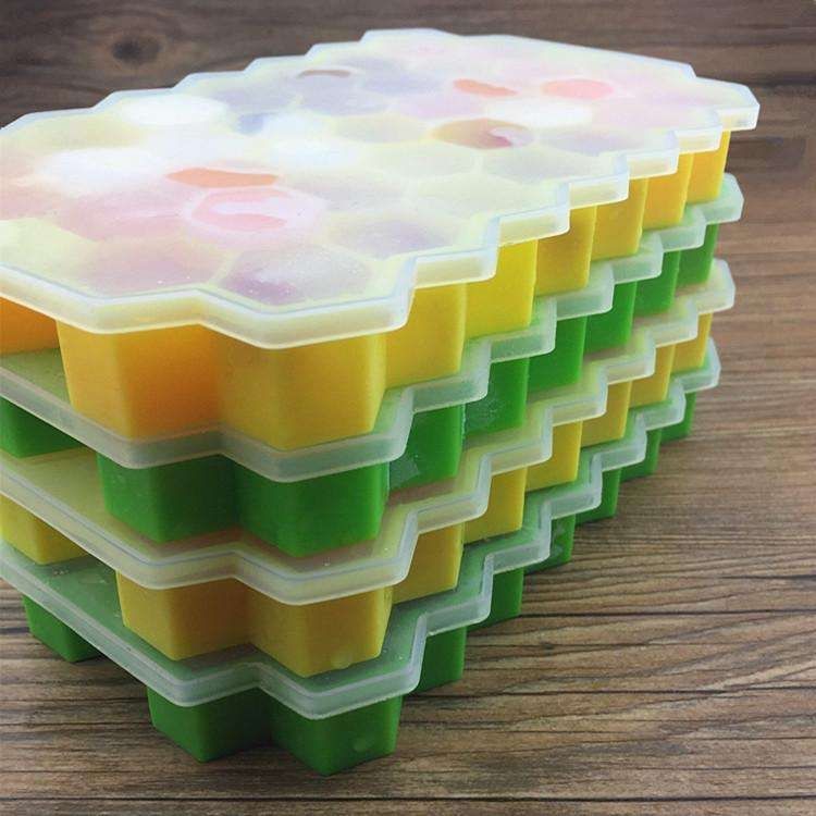 Hexagon Ice Cube Mold for Baking, MultiColor