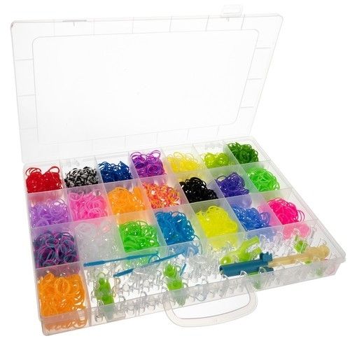 4400pcs DIY Loom Bands Rubber Band Kit, MultiColor