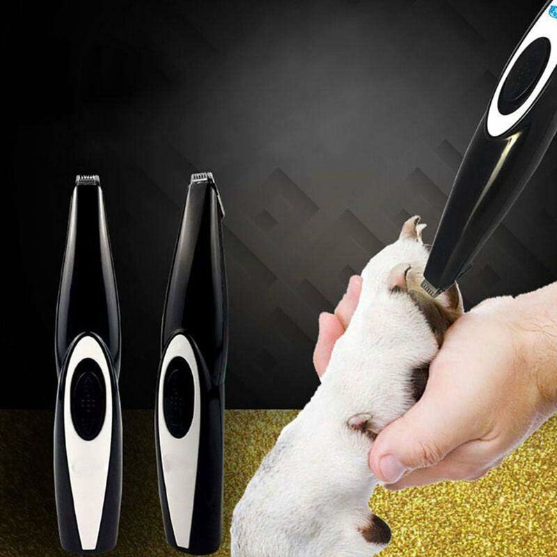 USB Rechargeable Cordless Pet Hair Trimmer for Dogs and Cats Paws Ears and Face