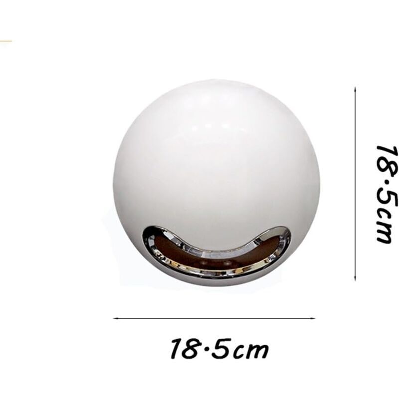 Waterproof Punch Free Candy Ball Toilet Paper Holder Plastic Bathroom Roll and Towel Holder Multicolor, 18.5cm Diameter