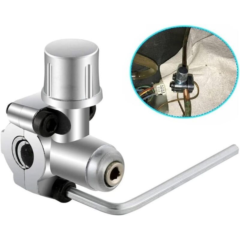 2 Pieces BPV-31 Perforated Valve, Air Conditioning Replacement Valve Compatible with Outer Diameter Pipes, 0.25 Inch, 0.3125 Inch, 0.375 Inch