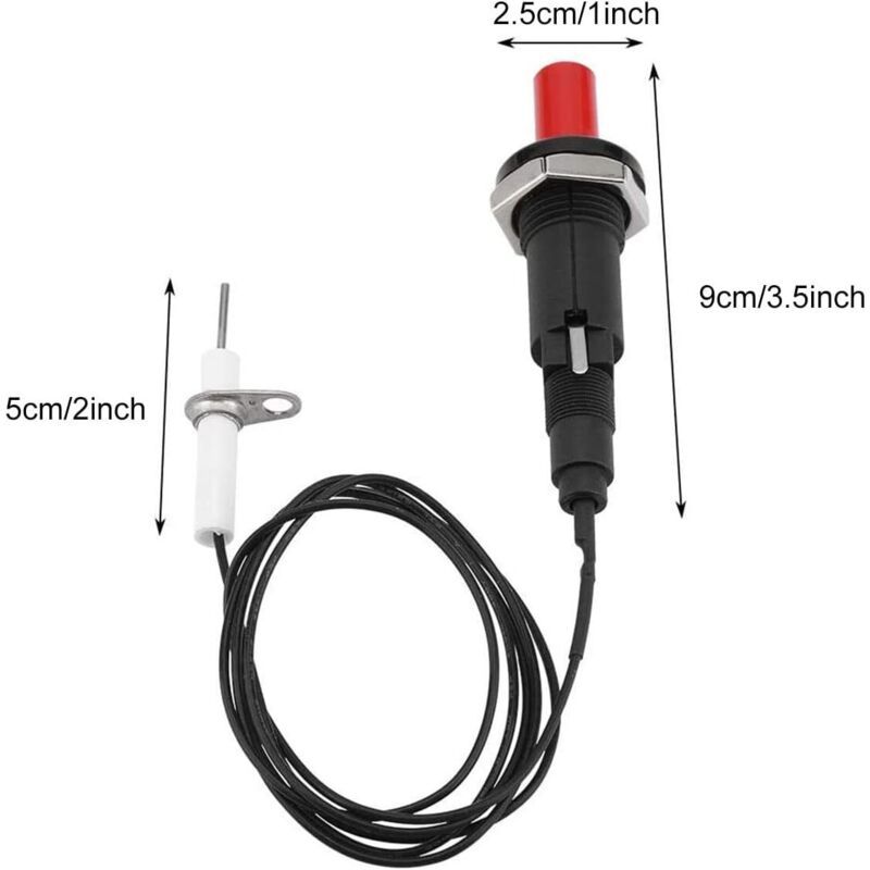 Piezo Igniter Kit for Barbecue Gas Grill Cooker Piezo Spark Ignition Kit, Piezo-1