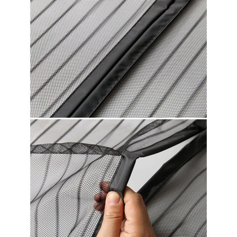 Magnetic Mosquito Net Curtain, Magnet Mosquito Net Door, Anti Mosquito Curtain Door, Patio Keeps Mosquitoes and Insects Out White 100x210CM