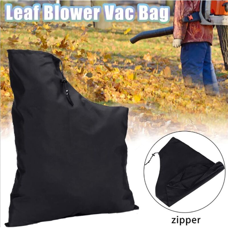 Zipper Bag for Leaf Blower Vacuum Cleaner, 420D Oxford Dustproof Waterproof Dustproof Vacuum Bag Replacement Bag