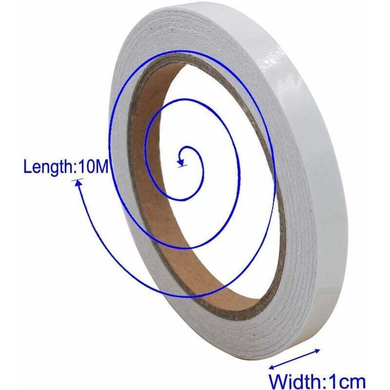 Removable Fluorescent Tape Luminous Glow Inch The Dark Self Adhesive Tape Waterproof Glow Inch The Dark Tape for Stage Stairs, 10m, 1cm