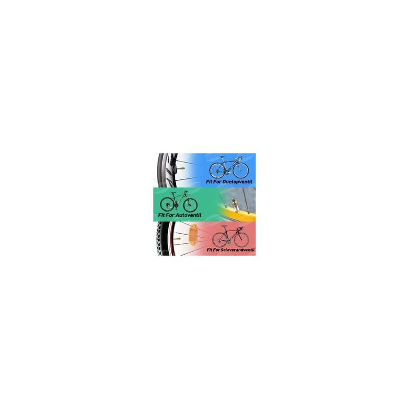 Bicycle Pump Adapter Bicycle Tire Pump Adapter with Inflation Nozzle Mountain Bike Ball Compressor Adapter