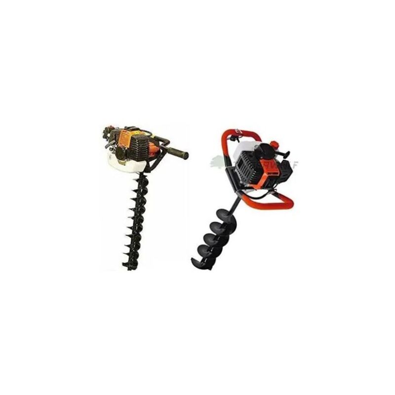 2 Pieces Brush Cutter Launcher, 1 Multifunction, Pole Tool and Auger, 4 Inch