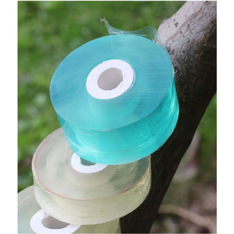 100cmx2cm Stretchable Adhesive Tape Moisture Barrier Tape for Grafting Plant Repair Transparent