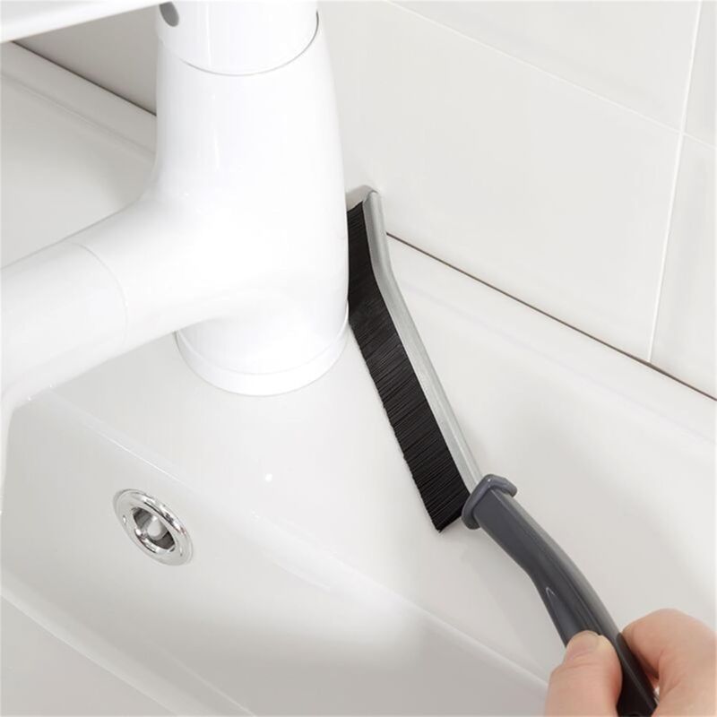 Corner Cleaning Brush, Hard Bristle Crevice Cleaning Brush, Bathroom Gap Cleaning Brush, Gap Cleaning Brush, for Showers, Bath