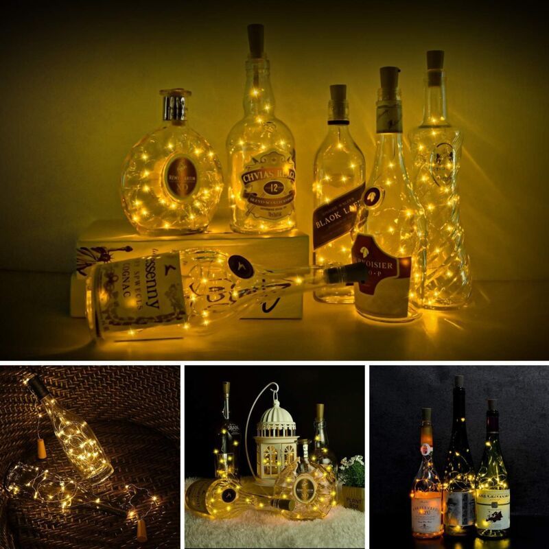 12 Pieces LED Bottle Light, 100cm
