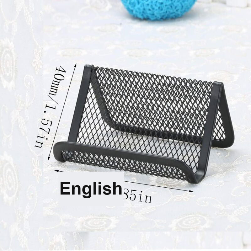 Mesh Business Card Holder Black Mesh Business Card Holder Metal Mesh Business Card Holder Metal Mesh Business Card Holder for Card Display Stand