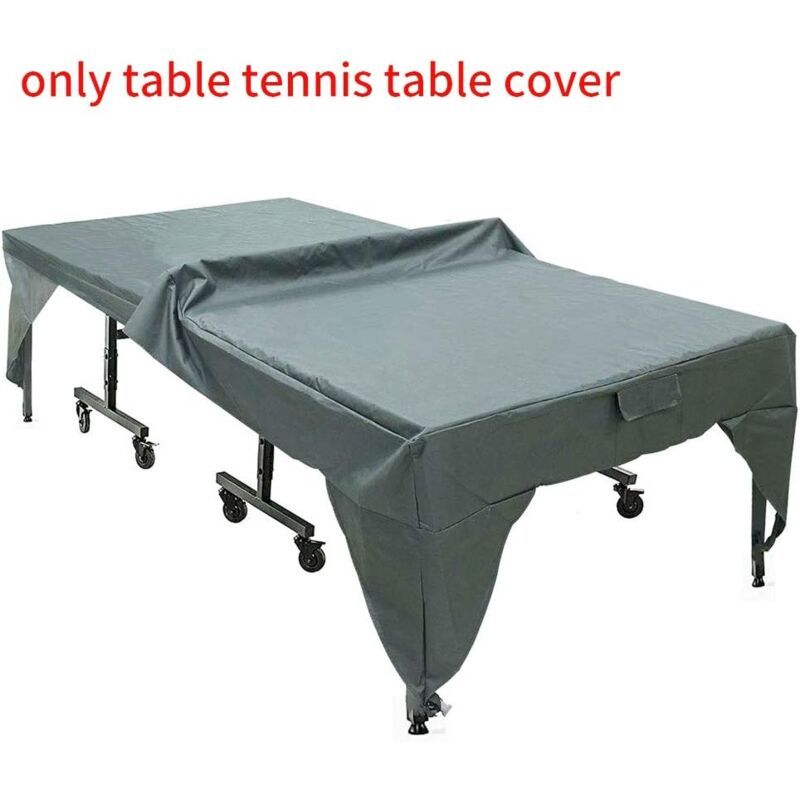 Table Tennis Table Cloth, Polyester Taffeta, Waterproof Ping Pong Table Cloth, Indoor Outdoor Sports Equipment Protection, Garden, Playground, School
