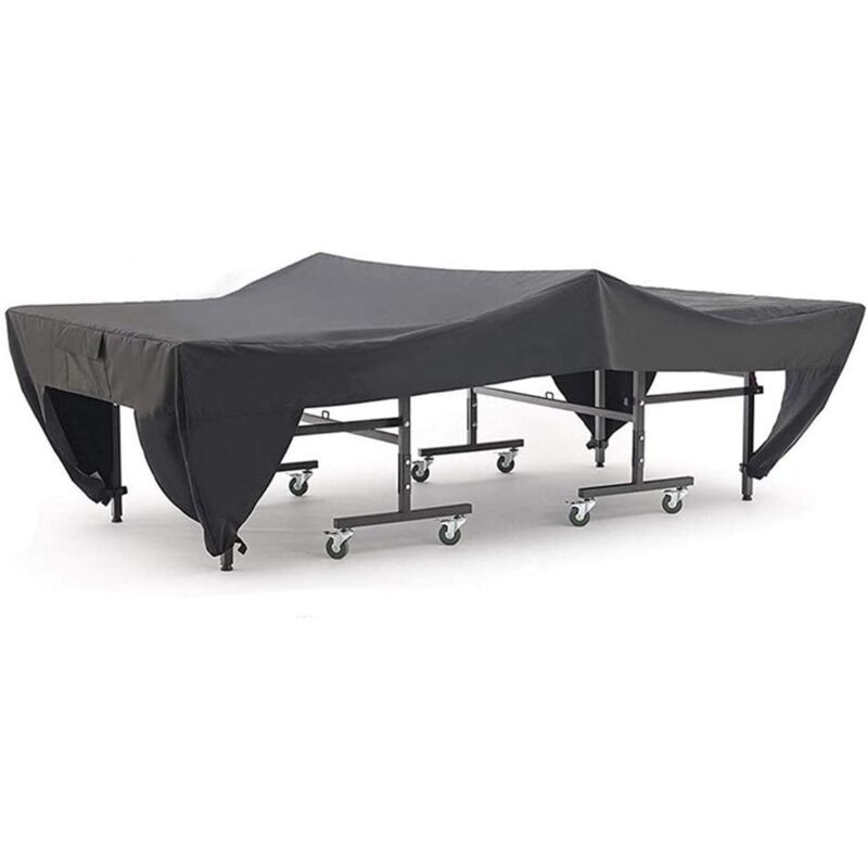 Table Tennis Table Cloth, Polyester Taffeta, Waterproof Ping Pong Table Cloth, Indoor Outdoor Sports Equipment Protection, Garden, Playground, School