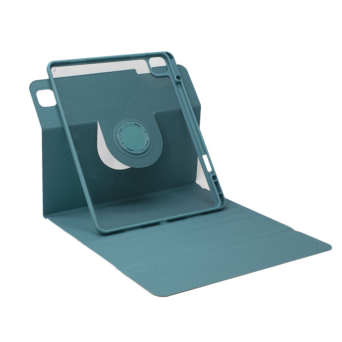 SENYOSON Dark Green iPad Case for 10.2/10.5 Inch iPad 7th/8th/9th Generation & iPad Air 3, Detachable Magnetic Rotating Stand Cover with Honeycomb Back Panel Cooling, Snug Fit Protective Case