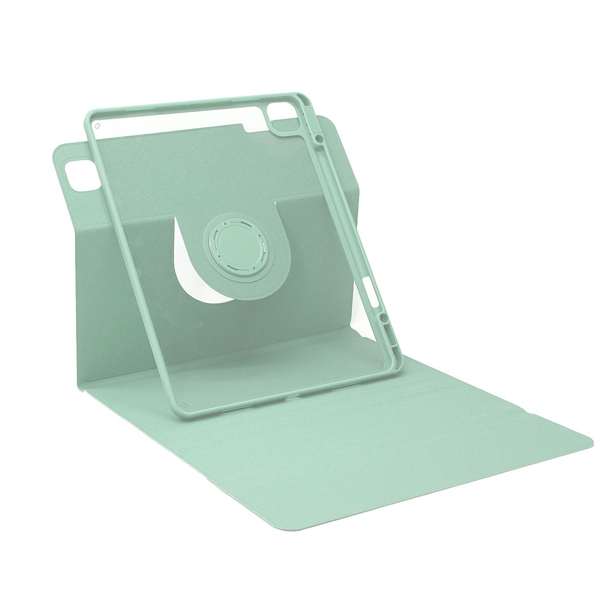 SENYOSON Green iPad Case for 9.7 Inch iPad 5th/6th Generation & iPad Air 2, Detachable Magnetic Rotating Stand Cover with Honeycomb Back Panel Cooling, Snug Fit Protective Case
