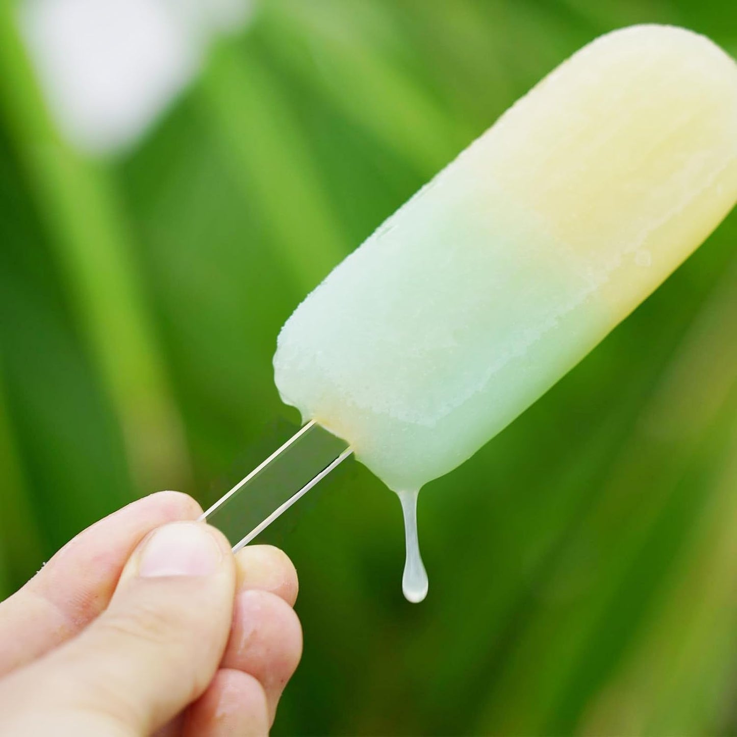 50 Pcs Acrylic Popsicle Sticks Reusable Cake Pop Mold Mirror Ice Pop Sticks Ice Cream Cakesicle Mold for Home Candy Cake Gifts Party (Transparent)