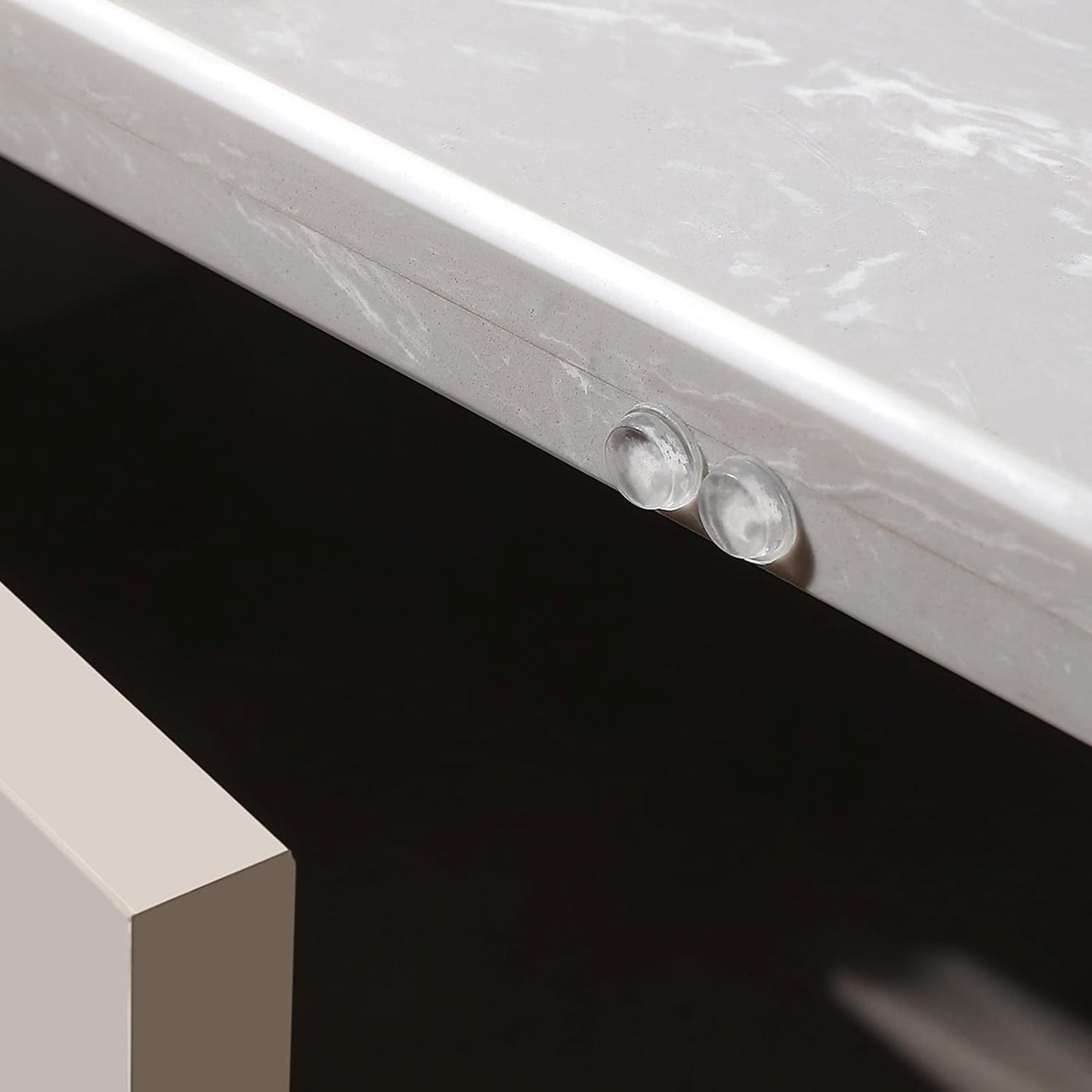 Cabinet Bumpers Soft Self-Adhesive Clear Rubber Bumper- Cabinet Door pumpers dots Clear Cabinet stoppers Furniture Noise Reducing Silicone Rubber Bumper Extremely Durable(96Pcs)