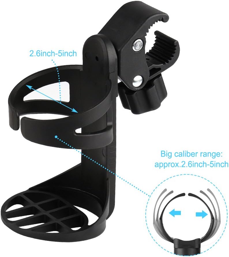 Universal Bike Water Bottle Holder for Large Bottles, Bike Water Bottle Cages Cup Holder Fits Most Bicycles