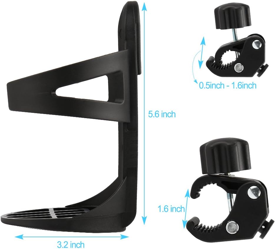 Universal Bike Water Bottle Holder for Large Bottles, Bike Water Bottle Cages Cup Holder Fits Most Bicycles
