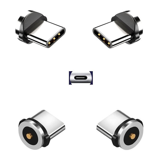 Magnetic Charging Tip Series,Type-c Tips 4 Pack,Magnetic Type-C Tips,Just 4 USB-C Tips Without Cable&Non-Data