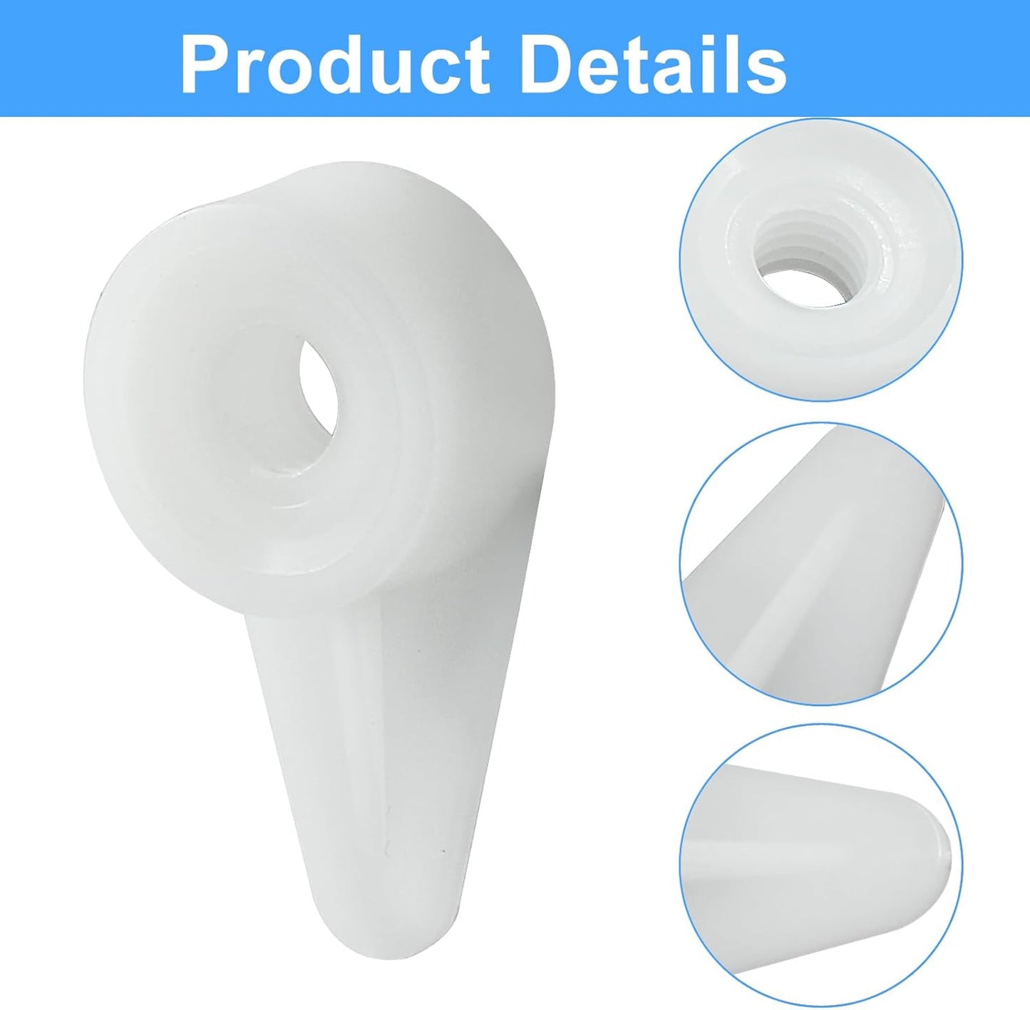 2 Pcs 73316 Filter Nut, Filter Plate Retainer Vac Filter Nut Replacement for Craftsman Ridgid 9-16938 83872 Wet/Dry Vac Filter Plate Nut