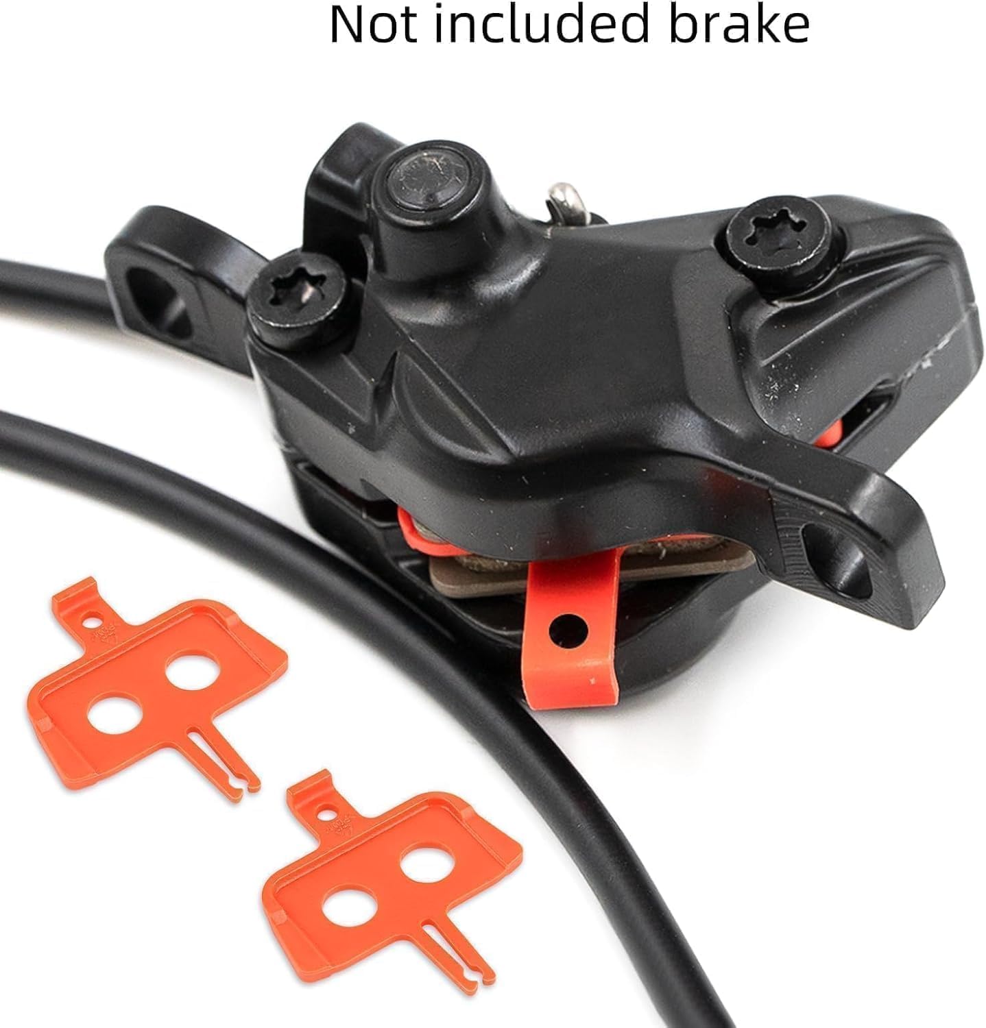 8PCS Bicycle Brake Pads Spacers - Hydraulic Disc Brake Pad Spreader Tool for MTB & Road Bike - Cycling Repair Insert Tool with Durable Spacers for Easy Maintenance