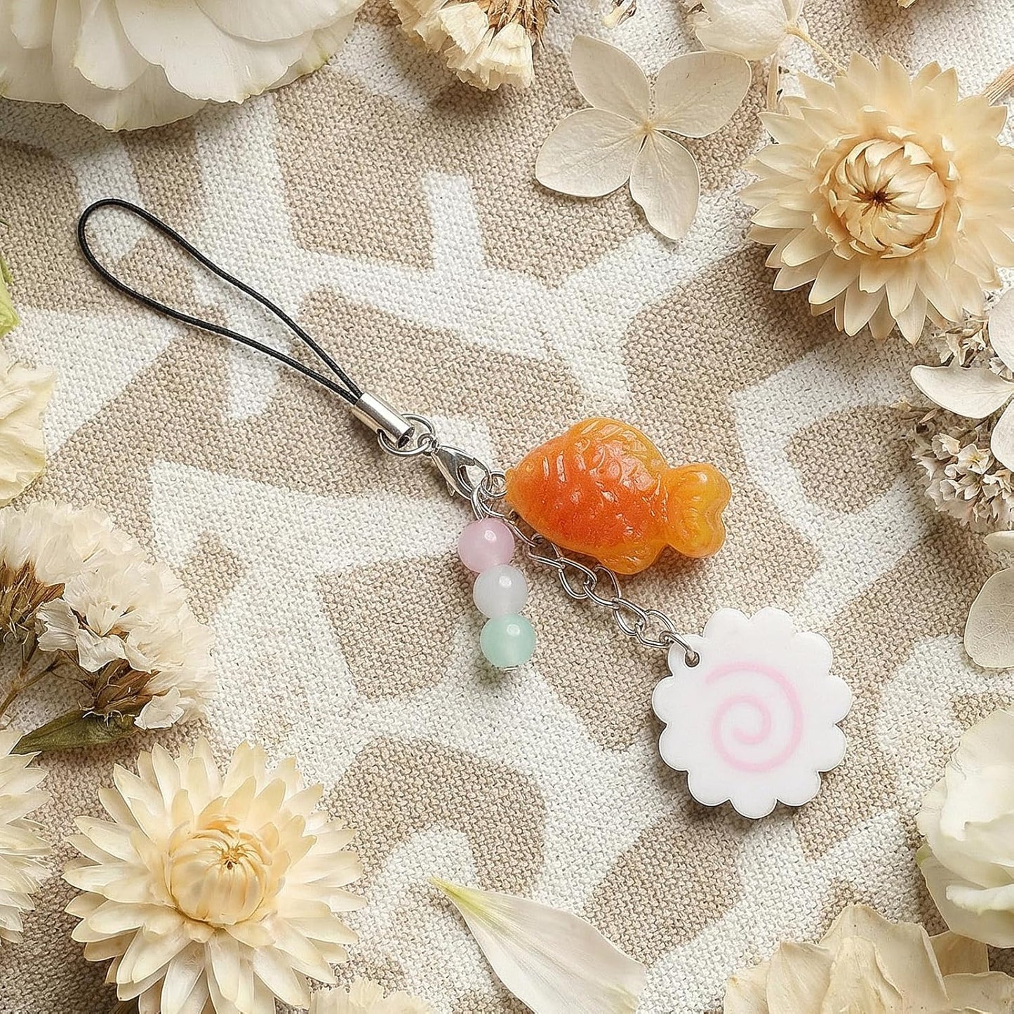 Cute Phone Charms,Cell Phone Strap Charm - Maki Fish Cake Taiyaki Cellphone Charm Strap