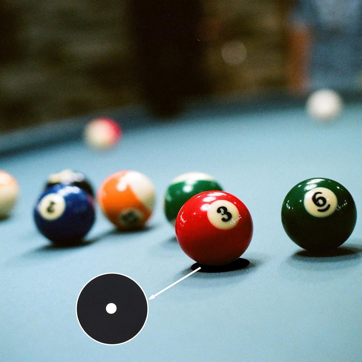 96Pcs Pool Table Marker Dots, Billiard Spot Position Stickers, Billiard Point Sticker Accessories, Pool Table Stickers