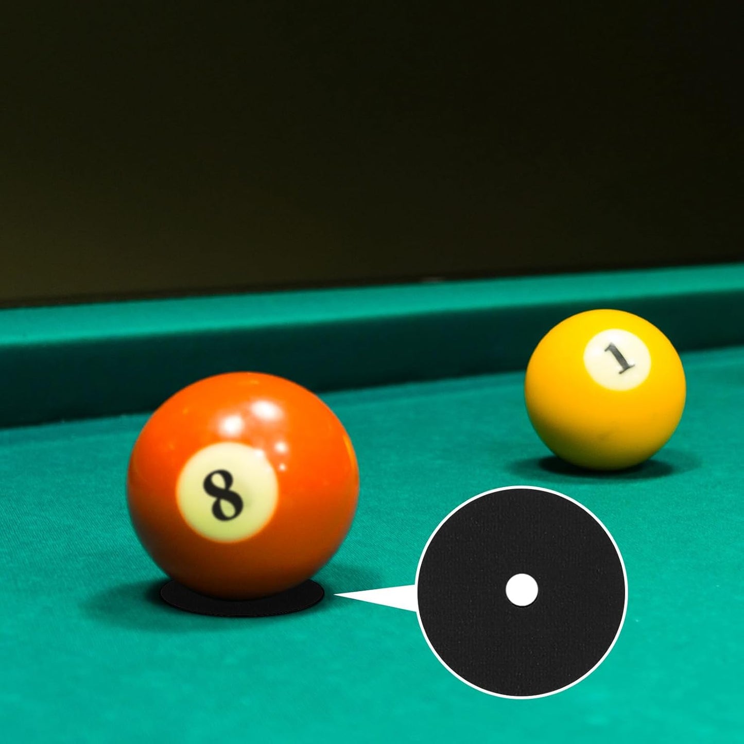 96Pcs Pool Table Marker Dots, Billiard Spot Position Stickers, Billiard Point Sticker Accessories, Pool Table Stickers