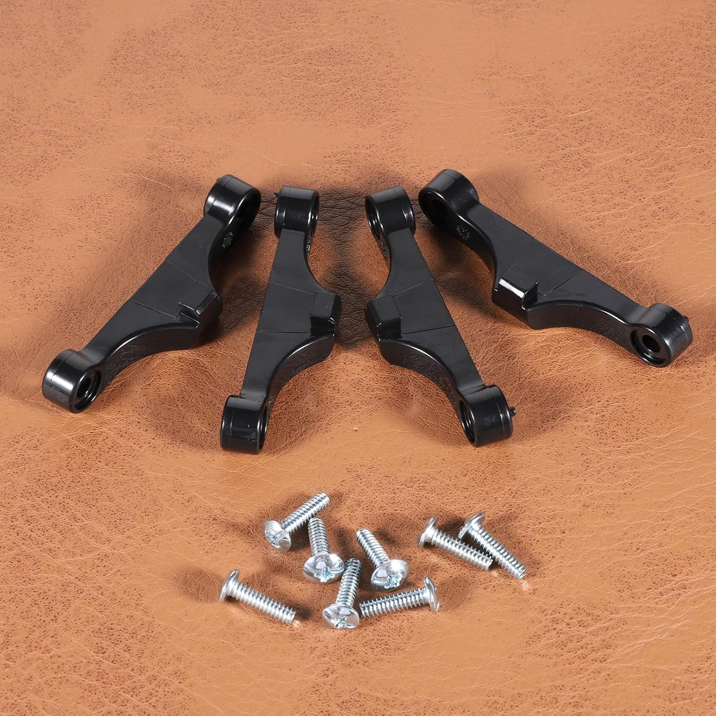 4 PCS AM5 CPU Bracket AM5 Motherboard CPU Cooler Fan Bracket, Desktop Computer Fan Retainer with Screws Black