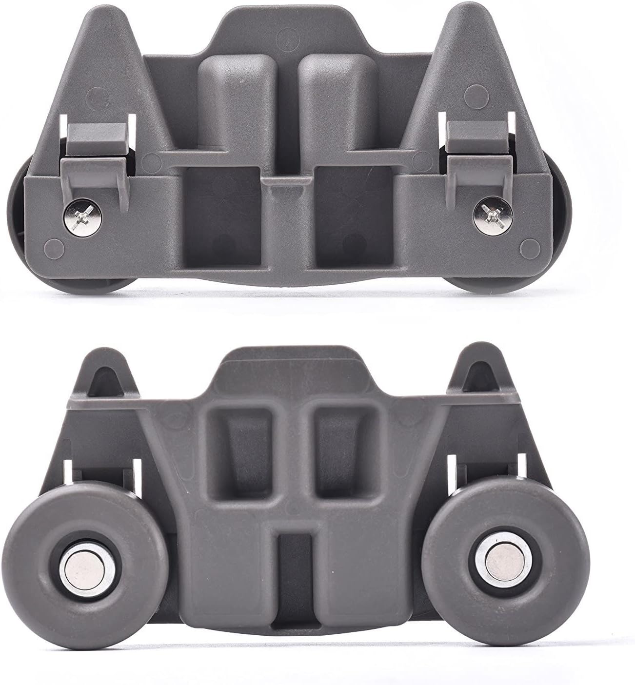 (4-pack) W10195416 NEW UPGRADED Replacement Part for Lower Dishwasher Wheel – Compatible with GE/Whirlpool/Kenmore - AP5983730, W10195416V, W10105417, PS11722152, W10195416VP
