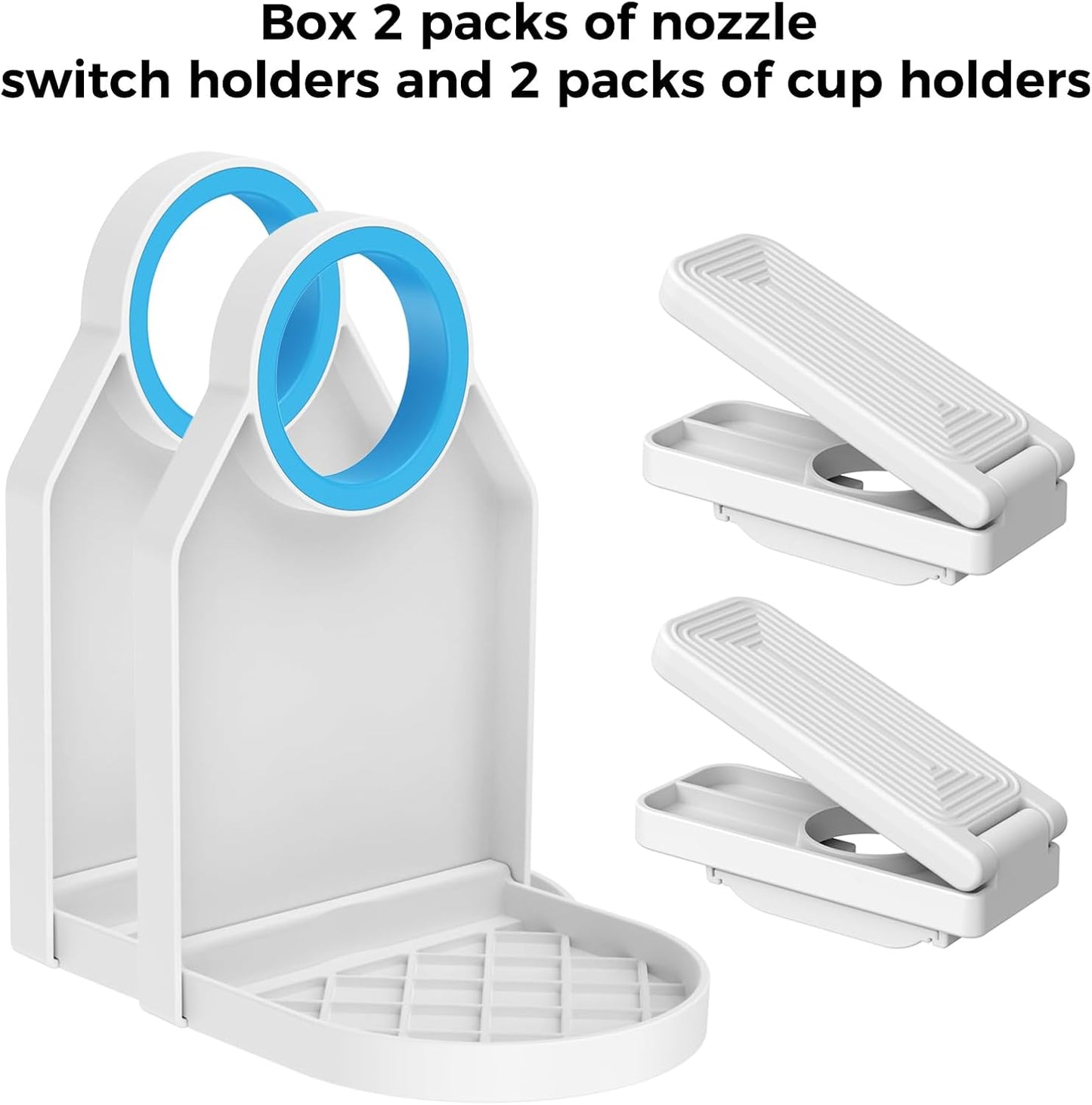 2 Pack Laundry Detergent Dispenser Cup Holder, Nozzle butt upgrade，Easily No More runny or Messy Laundry Detergent, Laundry Cup Holder and drip Tray Room Organizati and Storage
