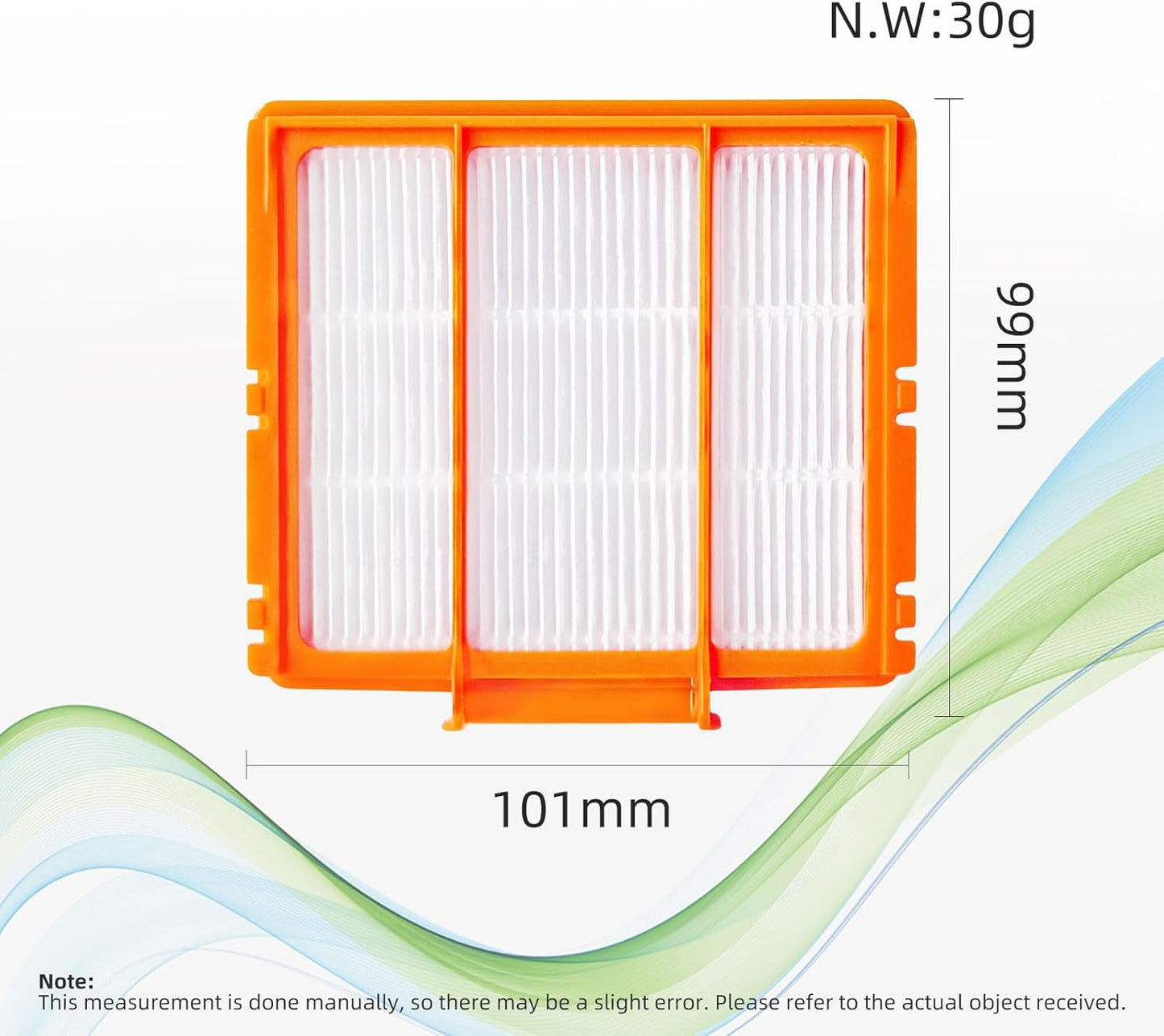 6 Pcs Replacement Pre-Motor Filter Compatible for Shark AV251WAXUS AV2511AE AV2501S AV2501AE RV2610WA UR2500SR UR250BEOUS AI Ultra Vacuum Robots Saver Kit Alternative to Part NO. XPRFRV2500