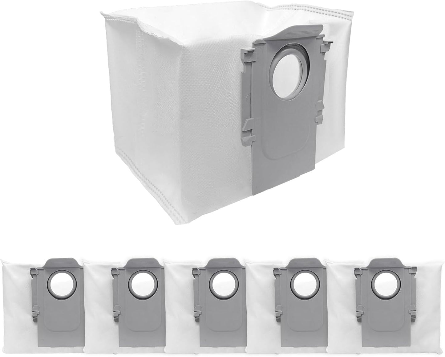 6 Pcs Replacement Refill Dust Bags Compatible with  Q10 S5+, Q10 X5+, Q7 M5+, Q5 Max+, Q5+, S8 Pro Ultra, S8+, Q7 Max+, Q8 Max+, Robotic Vacuums 3L Large Capacity