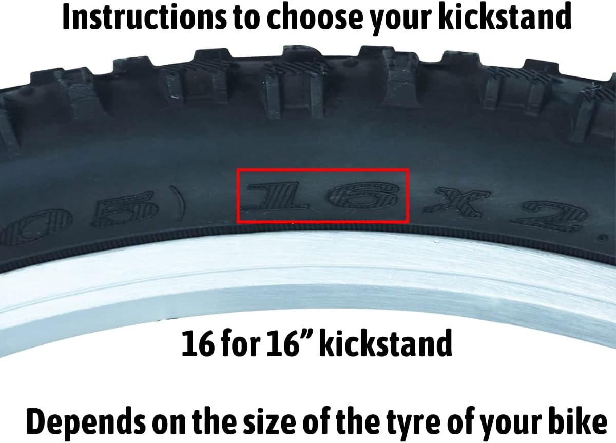 Bike Kickstand Children's Bicycle Kickstand Stand Folding Cycling Center Bracket 12" 14" 16" 18" 20" 22" 24" 26" 28" Bike Racks
