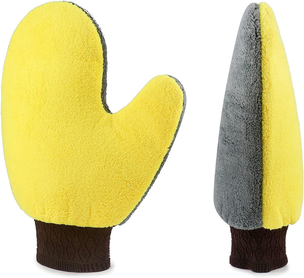 4 Pack Painter's Gloves, Soft Microfiber Terry Mitts for Cleaning, Dusting, and Painting
