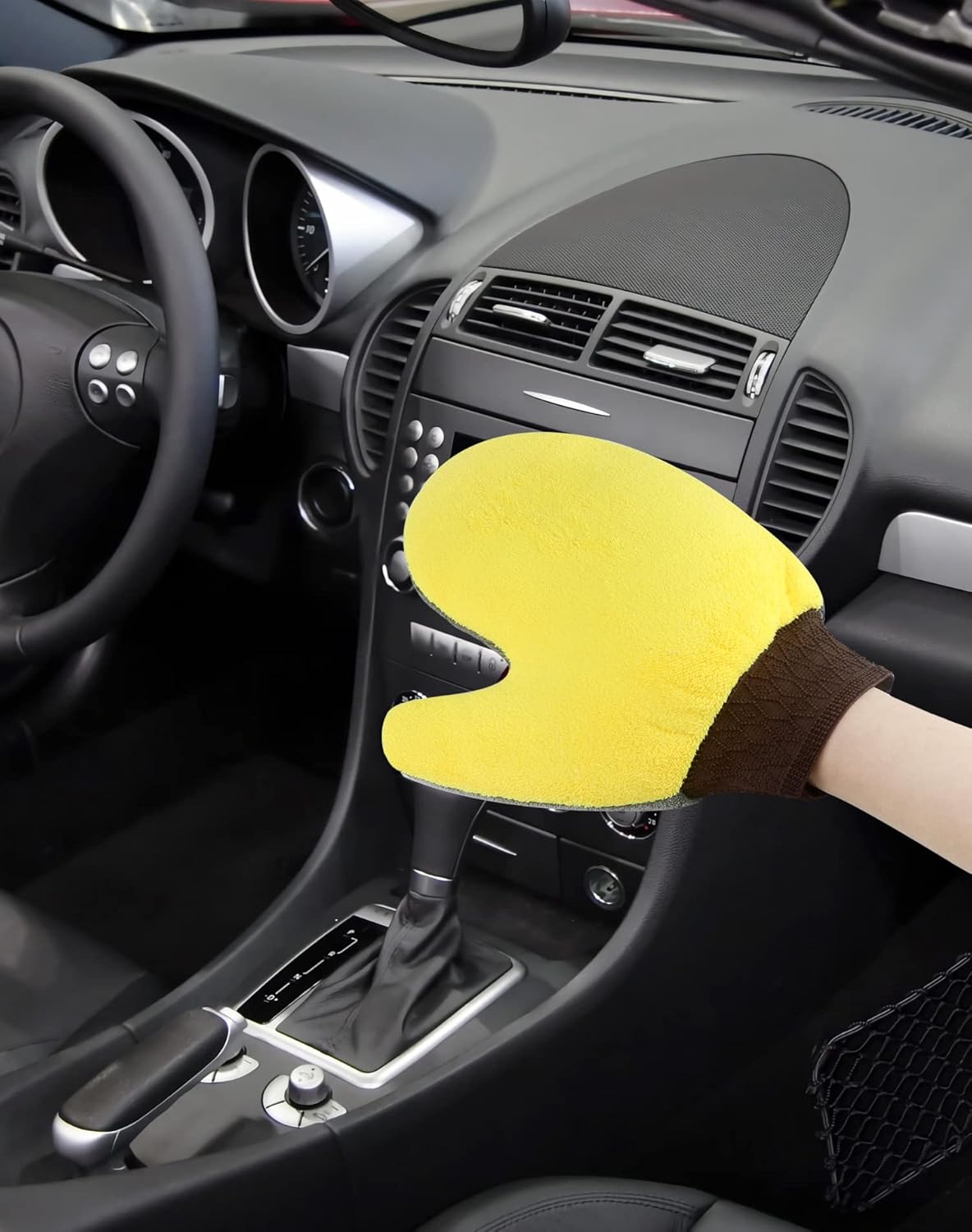 4 Pack Painter's Gloves, Soft Microfiber Terry Mitts for Cleaning, Dusting, and Painting
