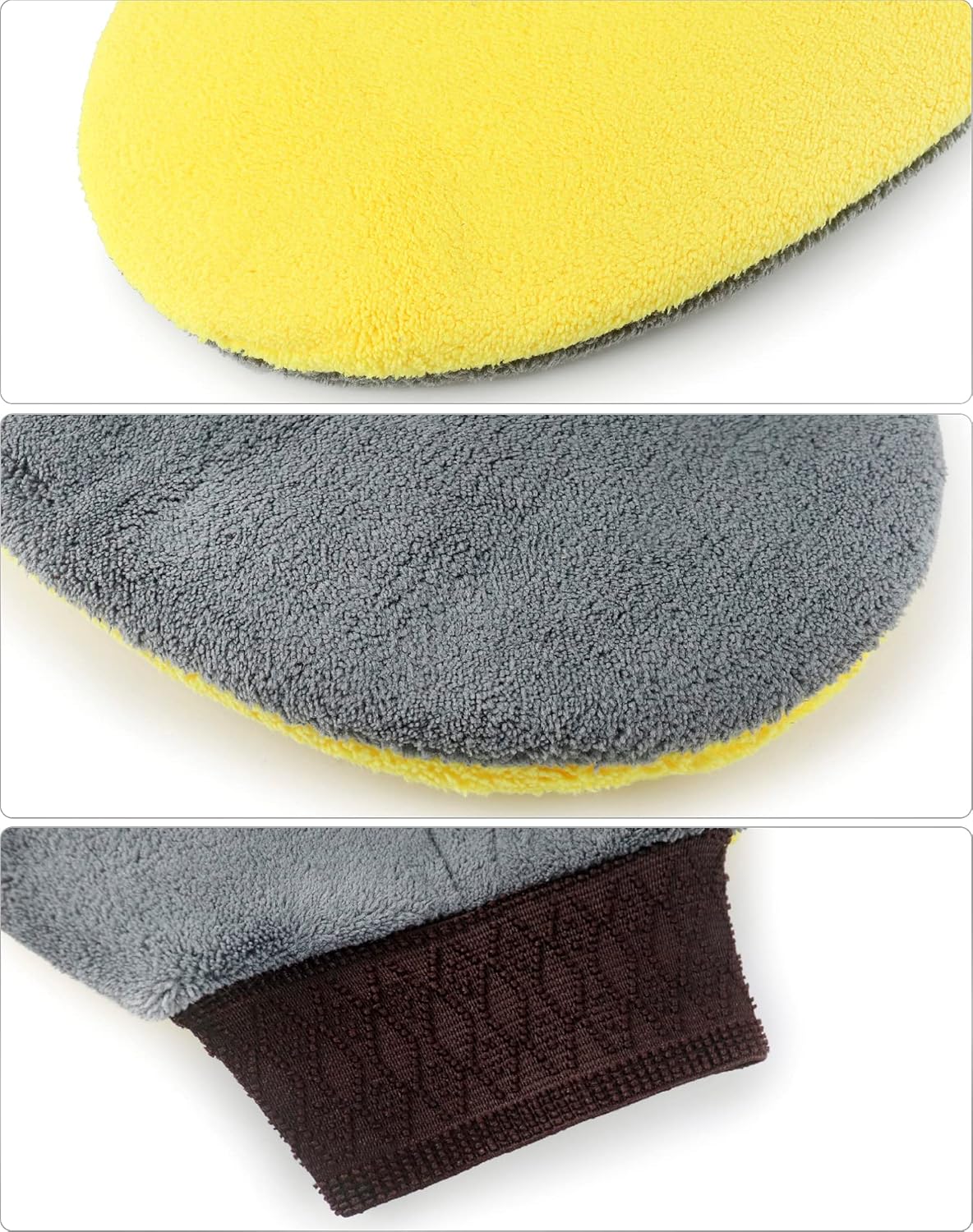 4 Pack Painter's Gloves, Soft Microfiber Terry Mitts for Cleaning, Dusting, and Painting