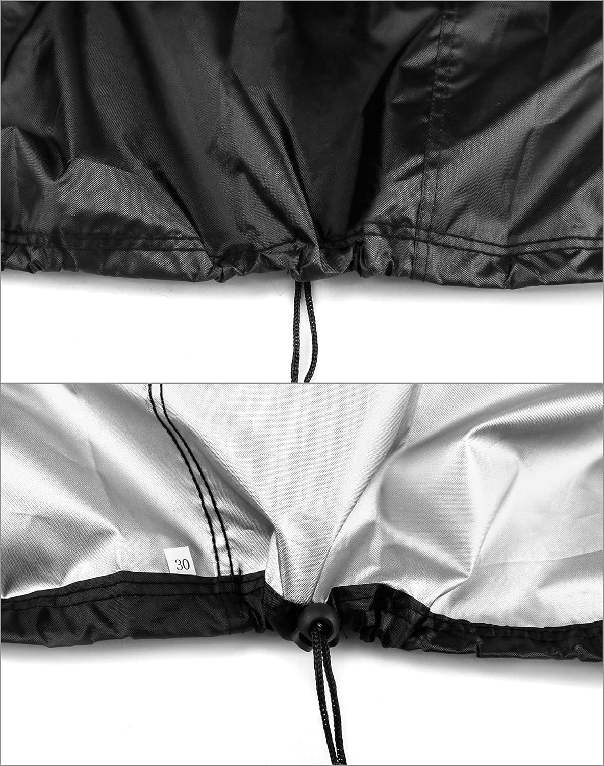 Drum Cover for 55 Gallon Industrial Barrel, 2 Pack High Density Nylon Oxford Fabric Covers with Excellent Waterproof Performance and Stretchable Adjustable Drawstring
