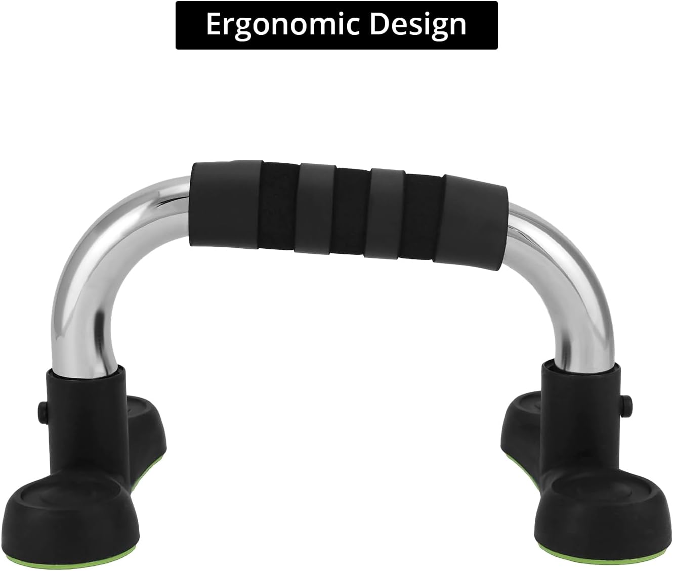 Steel Push Up Handles for Floor, Portable Push Up Stands with Non-Slip Grip, Angled Incline