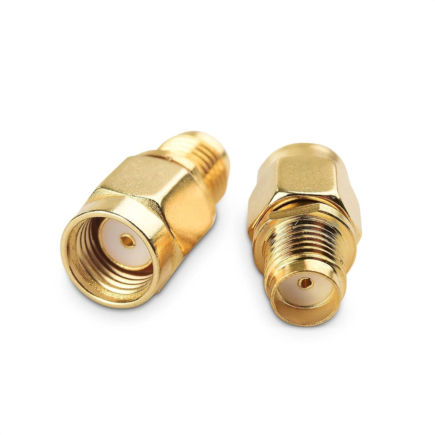 2-Pack SMA Female to RPSMA Male Adapter (SMA Male to Female Reverse Polarity Gender Changer Adapter)
