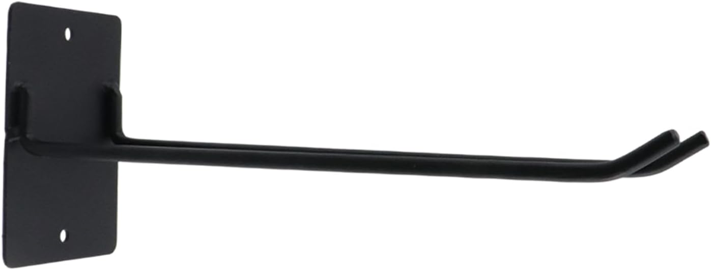 Garage Hook Shovel Holder Wall Mount Utility Hooks Garden Tool Hooks Garage Tool Organizer 10-inch Length for Garden Tools, Rakes, Shovels, Black