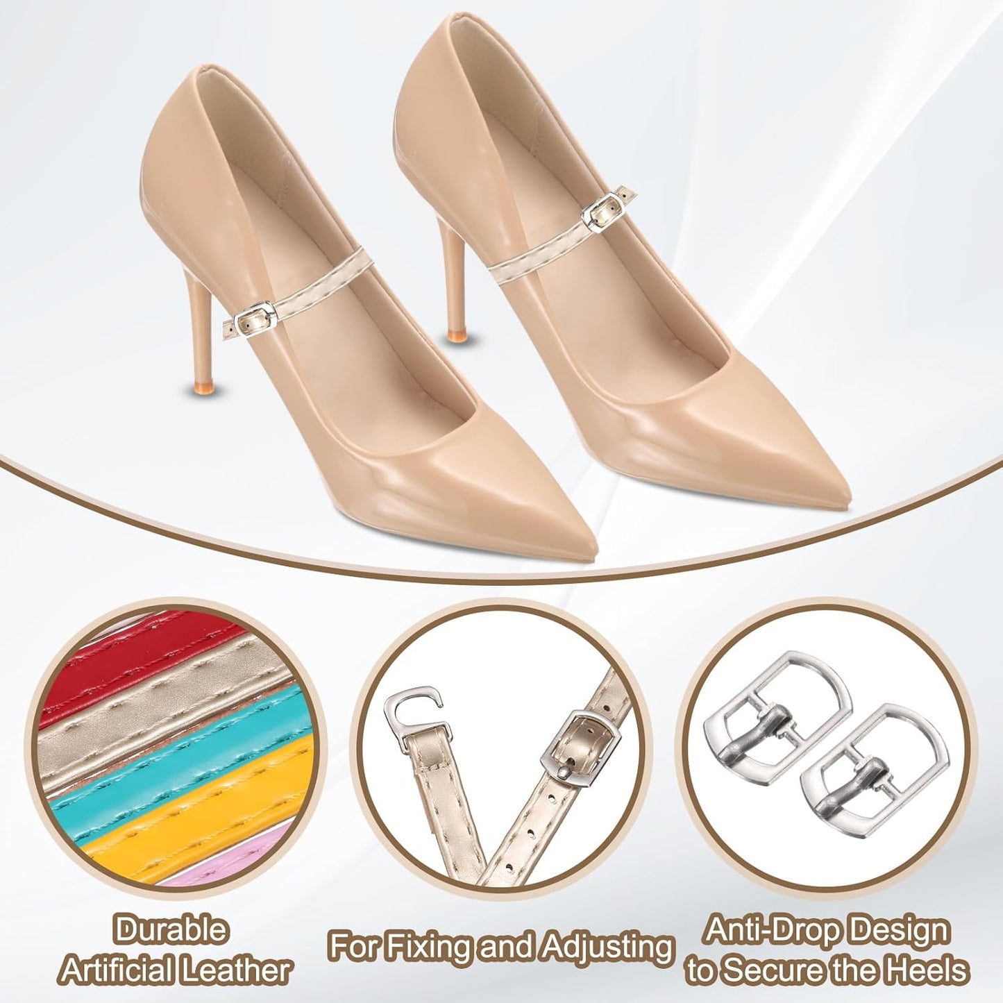 High Heel Shoe Straps, Detachable Ankle Shoelace Straps