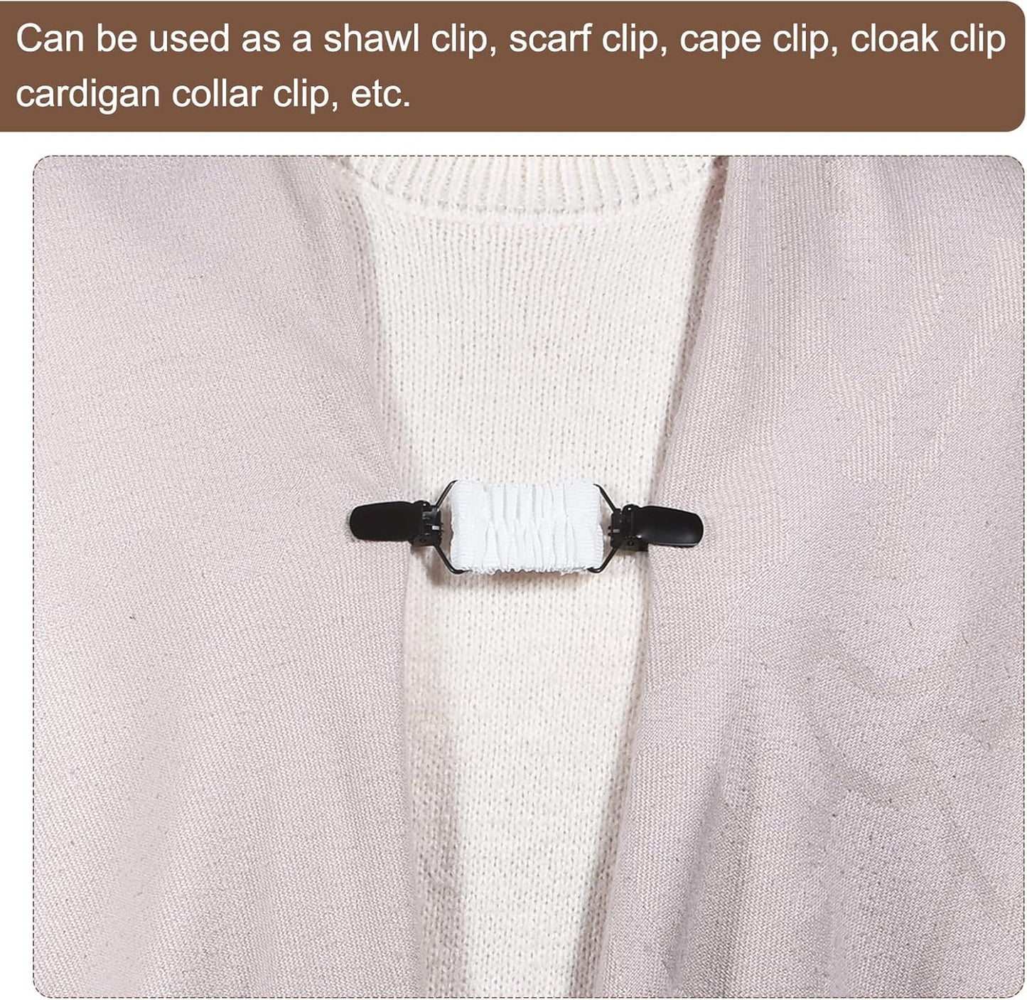 Dress Cinch Clips, Sweater Clips Shawl Cardigan Collar Clips Scarf Clip Tightener Dress Clips Back Cinch for Women