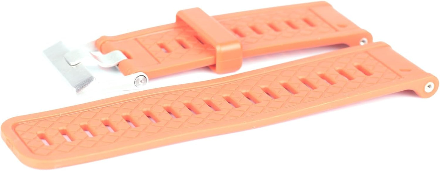 Watch Band Strap Loops, 18mm Width Rubber Fastener Rings Silicone Watch Holder Retainers for Watch Band Mix Color 6 Pcs