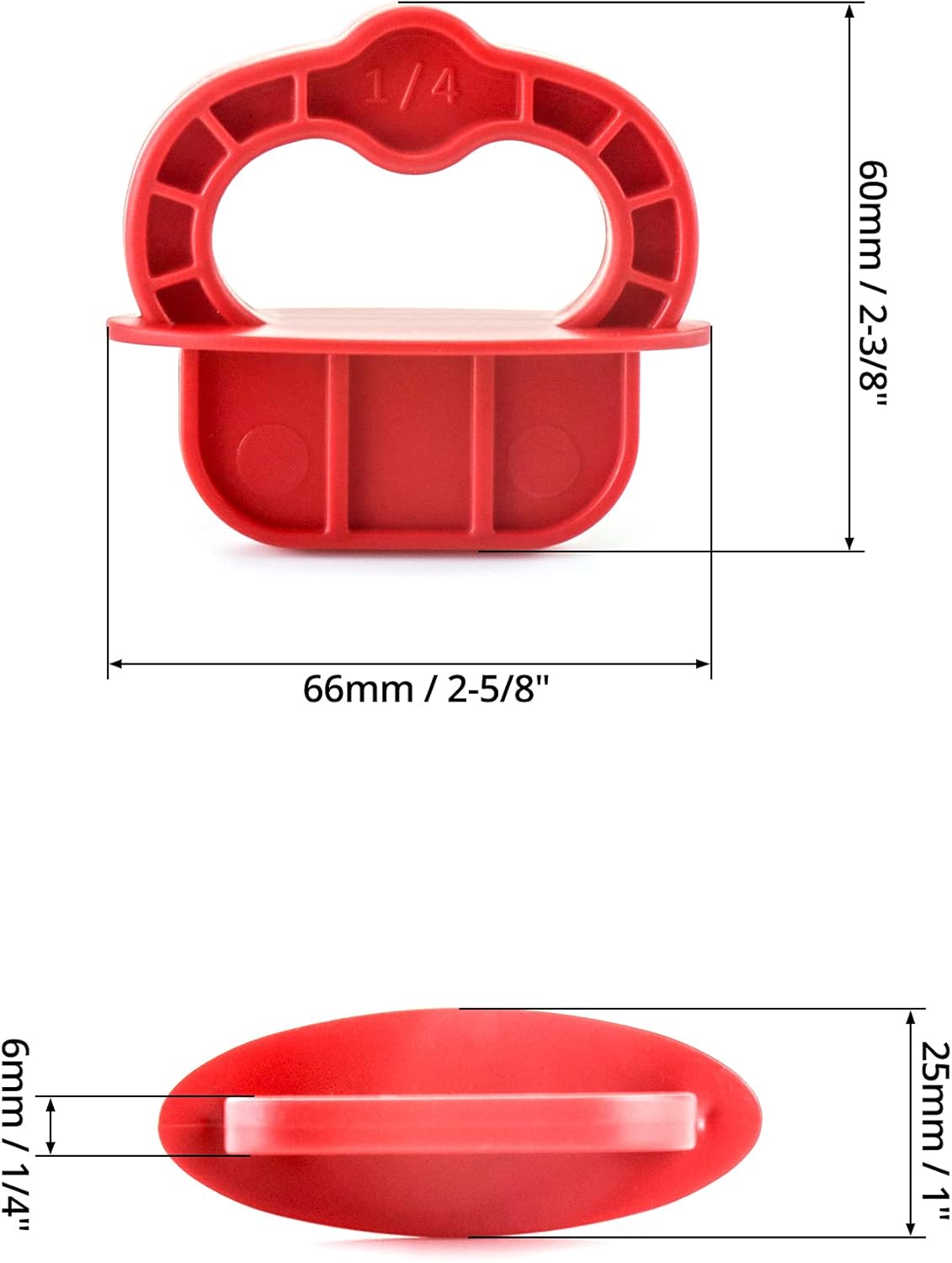 Deck Board Jig, 12 Pcs 1/4" Gap Deck Board Spacer Rings for Pressure Treated, Composite, PVC, Plank